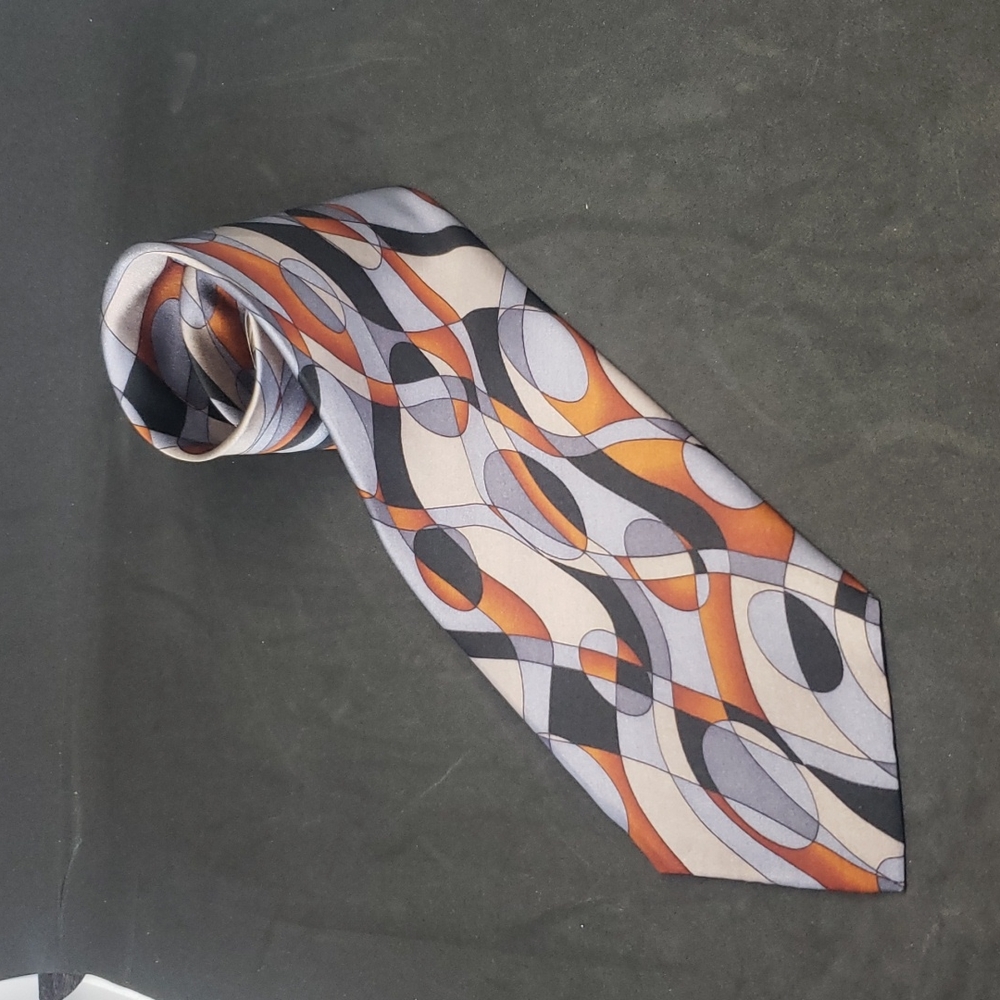 Cocktail colors silk tie